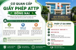 Cơ Quan Cấp Giấy Phép ATTP Đồng Nai