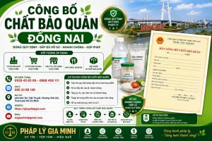 Công Bố Chất Bảo Quản Đồng Nai
