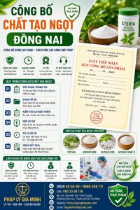 Công Bố Chất Tạo Ngọt Đồng Nai