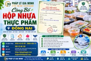 Công Bố Hộp Nhựa Thực Phẩm Đồng Nai