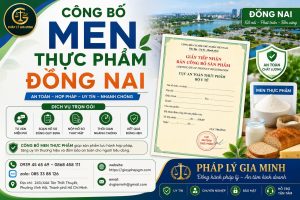 Công Bố Men Thực Phẩm Đồng Nai