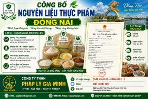 Công Bố Nguyên Liệu Thực Phẩm Đồng Nai