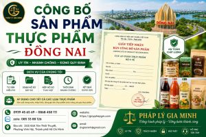 Công Bố Sản Phẩm Thực Phẩm Đồng Nai