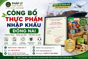Công Bố Thực Phẩm Nhập Khẩu Đồng Nai