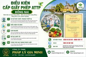 Điều Kiện Cấp Giấy Phép ATTP Đồng Nai