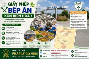 Giấy Phép Bếp Ăn KCN Biên Hòa 1