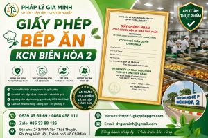 Giấy Phép Bếp Ăn KCN Biên Hòa 2
