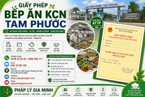 Giấy Phép Bếp Ăn KCN Tam Phước
