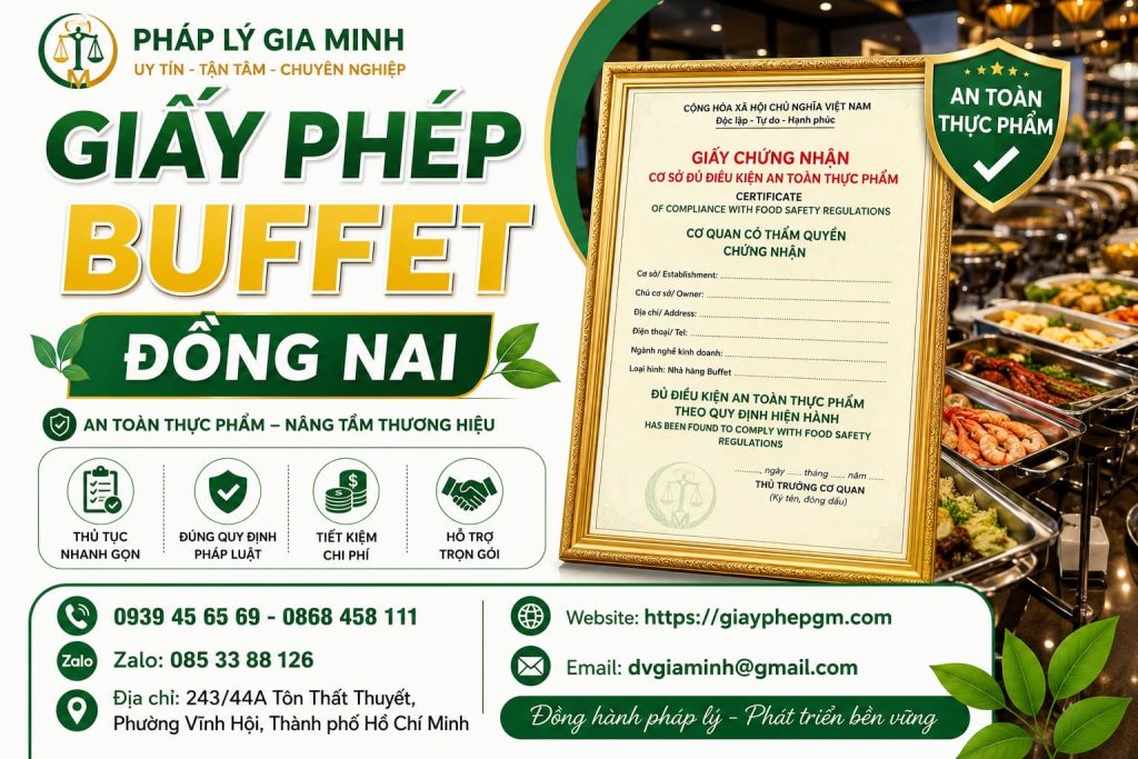 Giấy Phép Buffet Đồng Nai