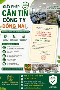 Giấy Phép Căn Tin Công Ty Đồng Nai