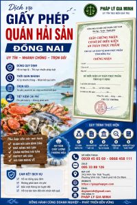 Giấy Phép Quán Hải Sản Đồng Nai