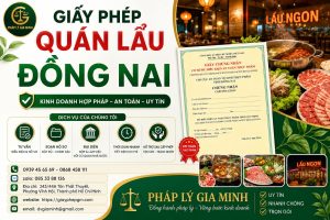Giấy Phép Quán Lẩu Đồng Nai