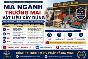 Mã Ngành Thương Mại Vật Liệu Xây Dựng