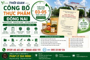Thời Gian Công Bố Thực Phẩm Đồng Nai
