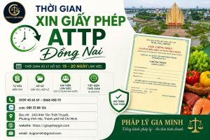 Thời Gian Xin Giấy Phép ATTP Đồng Nai