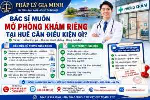 Bác sĩ muốn mở phòng khám riêng tại Huế cần điều kiện gì