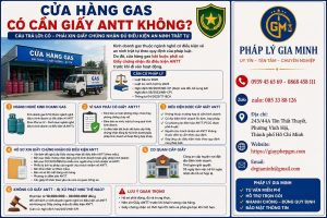 Cửa hàng gas có cần giấy ANTT không