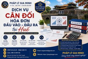 Dịch vụ cân đối hóa đơn đầu vào đầu ra tại Huế
