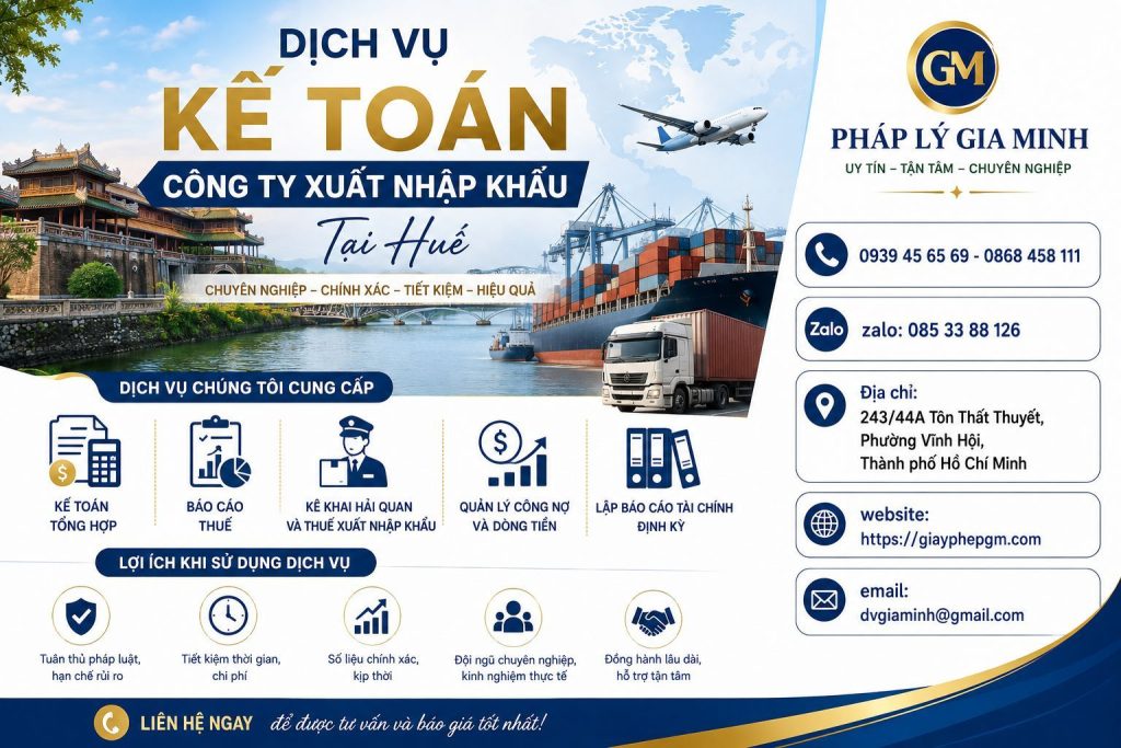 Dịch vụ kế toán công ty xuất nhập khẩu tại Huế giúp quản lý chứng từ đa chiều hiệu quả hơn 1 Dịch vụ kế toán công ty xuất nhập khẩu tại Huế
