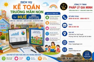 Dịch vụ kế toán trường mầm non tại Huế