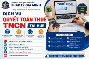 Dịch vụ quyết toán thuế TNCN tại Huế