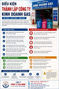 Điều kiện thành lập công ty kinh doanh gas
