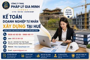 Kế toán doanh nghiệp tư nhân xây dựng tại Huế