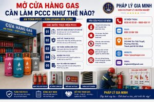 Mở cửa hàng gas cần làm PCCC như thế nào