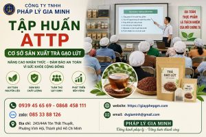 Tập huấn ATTP cơ sở sản xuất trà gạo lứt