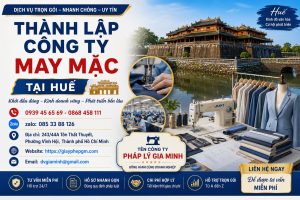 Thành lập công ty may mặc tại Huế