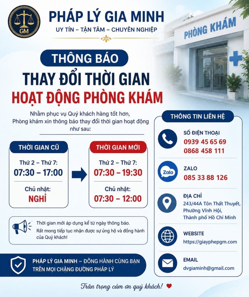 Thay đổi thời gian hoạt động phòng khám tại Huế và những điểm cần lưu ý 1 Thay đổi thời gian hoạt động phòng khám tại Huế