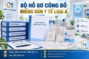 Bộ hồ sơ công bố miếng dán y tế loại A