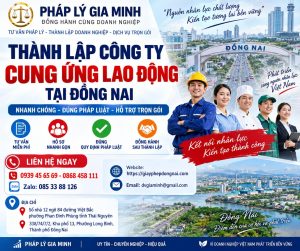 Thành lập công ty cung ứng lao động tại Đồng Nai