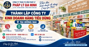 Thành lập công ty kinh doanh hàng tiêu dùng tại Đồng Nai