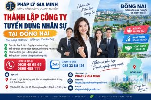 Thành lập công ty tuyển dụng nhân sự tại Đồng Nai
