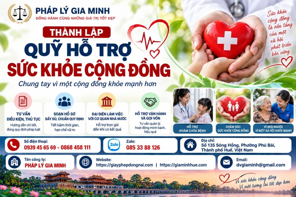 Thành lập quỹ hỗ trợ sức khỏe cộng đồng