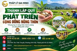 Thành lập quỹ phát triển cộng đồng nông thôn