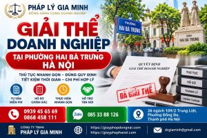 Giải thể doanh nghiệp tại phường Hai Bà Trưng Hà Nội